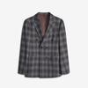 K-Boxing Men's Classic Striped Business Suit Jacket