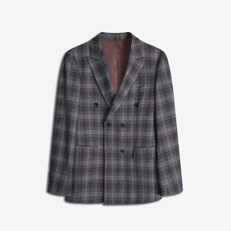 K-Boxing Men's Classic Striped Business Suit Jacket