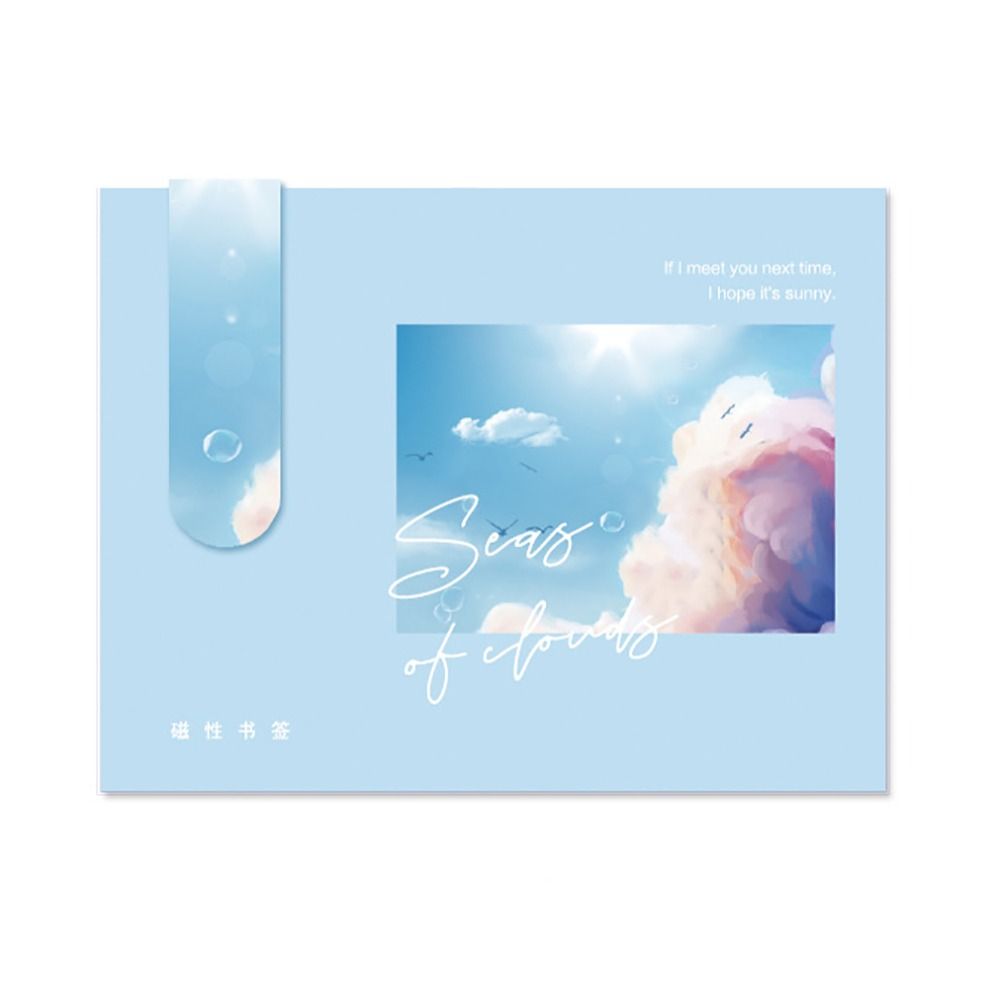 New Magnetic Bookmark Star Gift Page Markers School Office Supplies Stationery Magnetic Reading Book Mark