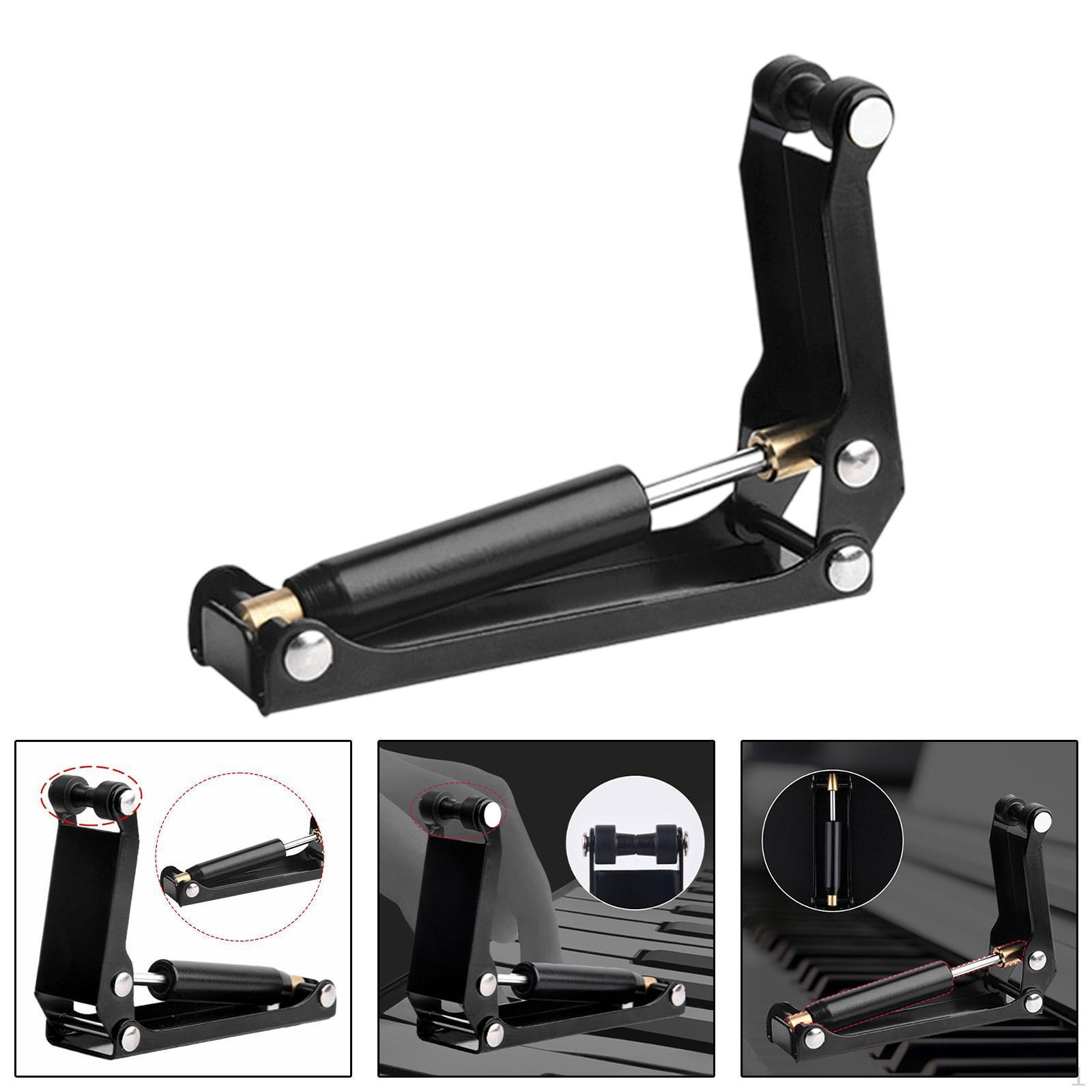 

Piano Slow Close Device Compact Aluminum Alloy Thin Closing Soft Fall чорний