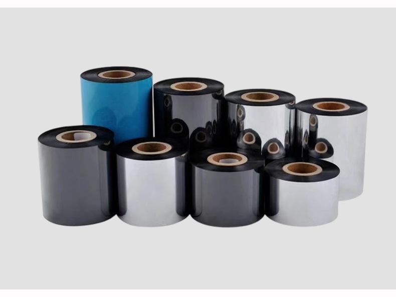 Scratch-Resistant Hybrid Full Resin Thermal Transfer Ribbon Roll for Barcode Printers
