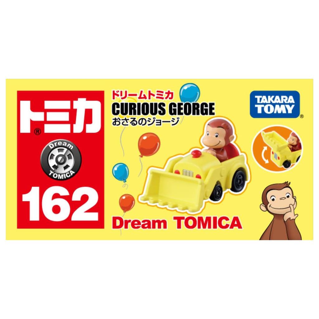 Takara Tomy Tomica Dream Tomica Curious George Mini Car Toy Ages No.162 3+