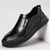 Men'S Casual Leather Shoes Men'S High-End Breathable First-Layer Cowhide Soft-Soled Leather Shoes Versatile Business Men'S Shoes