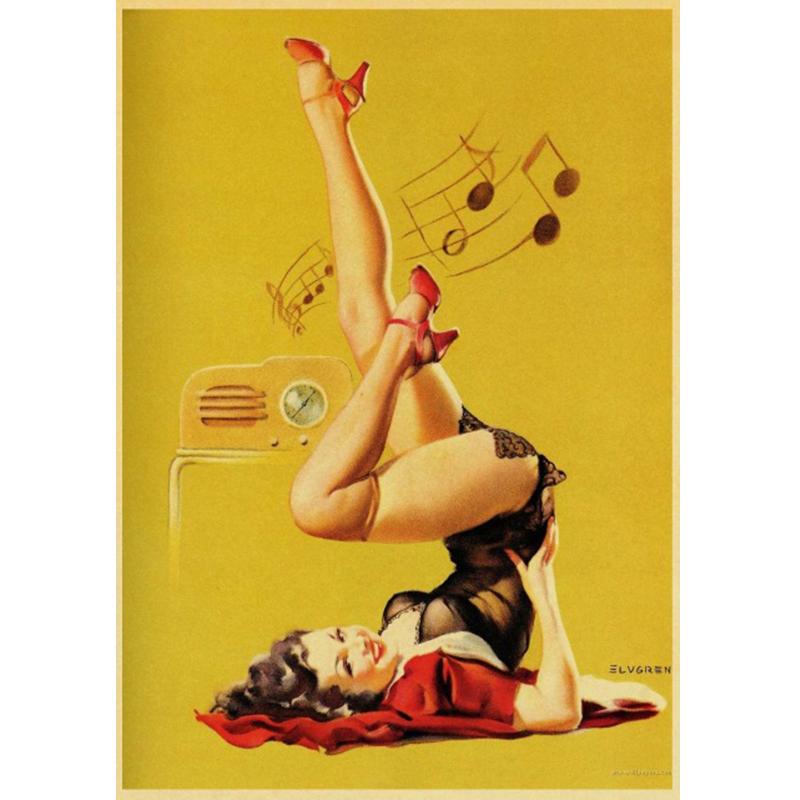 5D diamantový obraz Sexy dívka plakát Diamantové DIY nástěnné vyšívání domácí dekorace