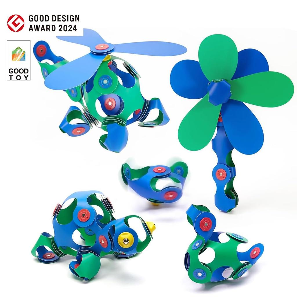 2024 Good Design Award Good Toy 2024 Winner Langs Japan Click Saw CLIXO Pack Blue Magnet Educational Toy STEM Educational Assembly Toy Magnet Block