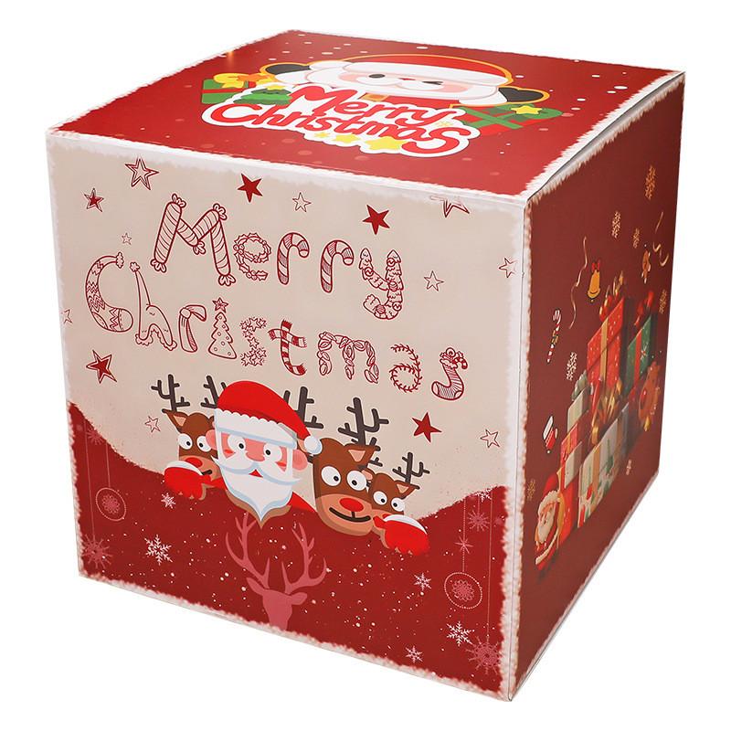Gift Packaging Christmas Box With Cartoon Design For Daily Holiday Giving
