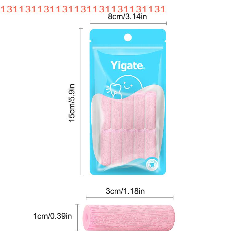 10Pc Dental Stick Fruit Flavor Orthodontic Bite Aligner Chewies Silicone Teeth Stick Bite Tree Pattern Design Tooth Chew Aligner