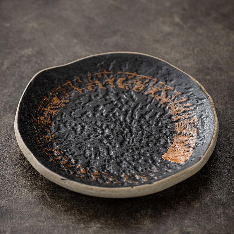 

Японская каменная керамика Трехногая миска Посуда 7 дюймов Керамическая тарелка для фруктов, десертов, завтрака, закусок Салатник Кухонные принадлежности