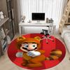 1pc Mario Office Round Area Rug, Under Office Chairs Bedroom Living Room Home Decor, Room Decoa1016142