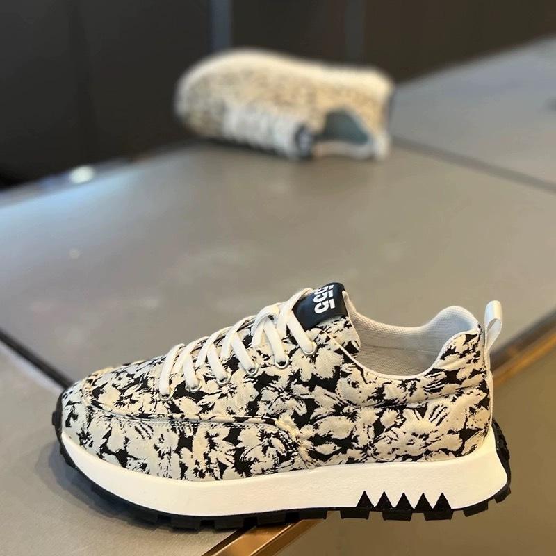 

Дышащие повседневные кеды на платформе в европейском стиле с принтом white*38 leather shoe size