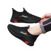 Sneakers women's large size new non-slip and versatile mesh breathable student shoes heightening travel casual black running shoes