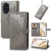 For Honor 200 Pro 5G Case Embossed Mandala Leather Phone Cover Magnetic Flip Wallet