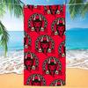 Movie Hellraiser Towel Polyester Beach Towel Quick Dry Sand Free Bath Towel for Summer Pool Travel Vacation