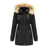 Autumn and Winter Women's Clothing Thickened Lamb Wool Cotton-padded Clothing Women's Loose Women's Cotton Clothing Removable Cap Fleece Jacket
