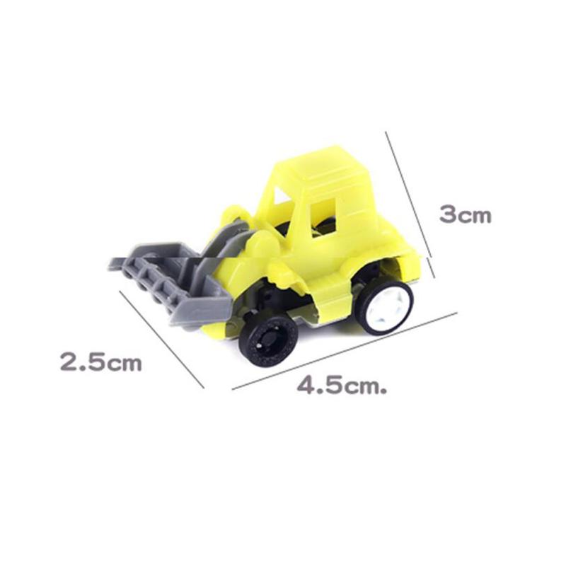Mini Pull Back Car Colorful Car Engineering Vehicle Model Children Educational Toy