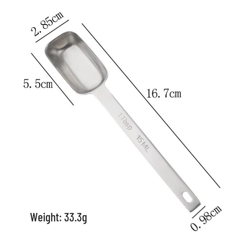 

Shangqi Stainless Steel Long Handle Measuring Spoon Set