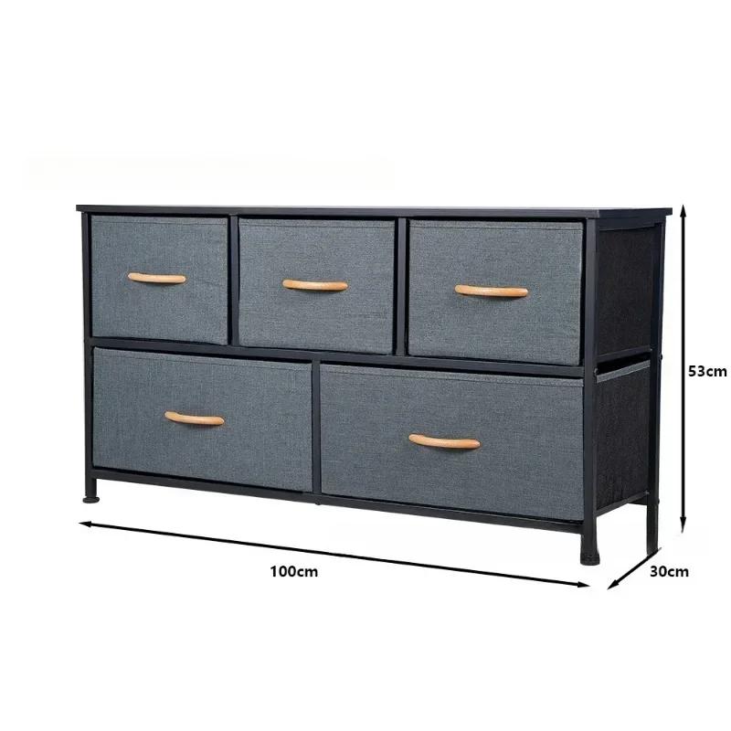 Storage Cabinet Metal Dustproof Strong Load-bearing Capacity Children's Toy Cabinet High-capacity Assemble Bedroom Storage Rack