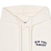 MLB SS24 New York Yankees Small Logo Embroidered Letter Hoodie Unisex Hoodies Cream 3AHDB1141-50CRS