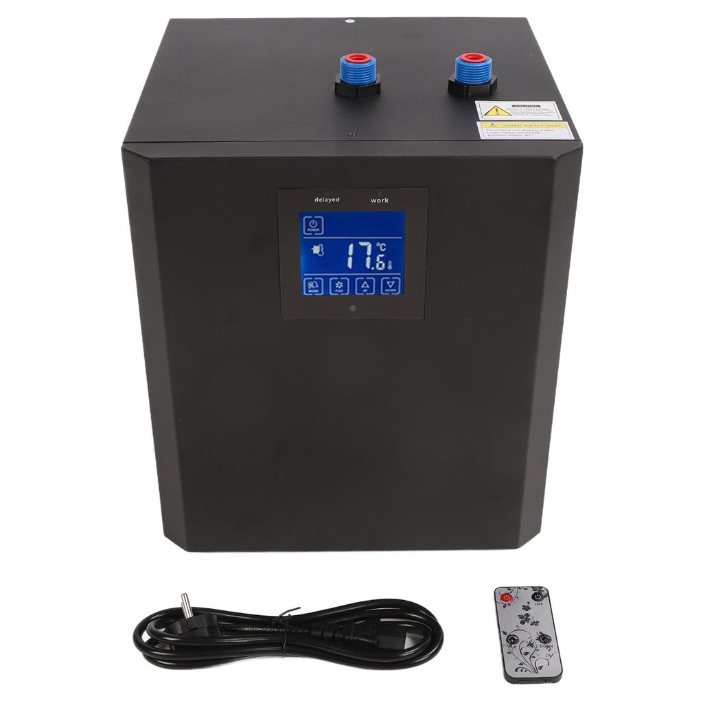Aquarium Chiller 79 Gallon 300L 13 HP for Hydroponic System Water Fish Tank Cooling System EU Plug