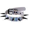 Holographic Spiked Choker Rave Festival Fashion Choker Holo Hologram Collar Pastelgoth Rainbow Jewelry
