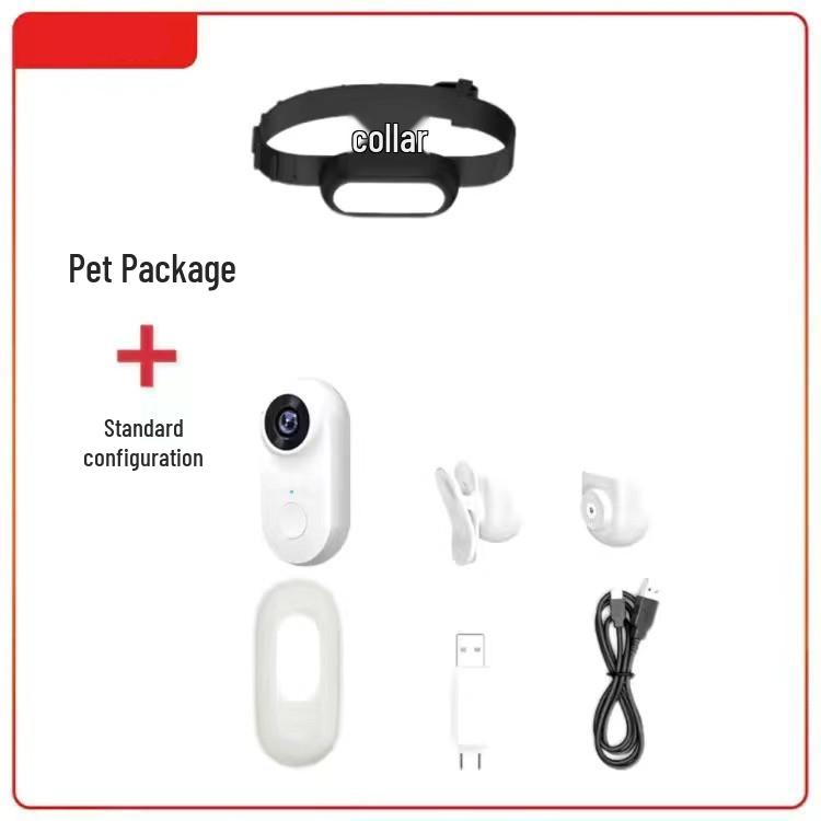 Pet View Camera: Cat & Dog Chest Collar Camera Recorder