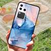 For Vivo V30 Pro Case For Vivo V30 Lite Shockproof Silicone Soft Marble Black Bumper Funda Coque for Vivo V30 V2318 Phone Shell
