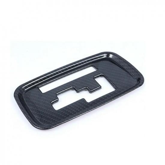 Carbon Fiber Car Gear Shift Panel Cover Trim For Mitsubishi Outlander 2013-