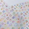 Kawaii Cartoon Line Nail Art Stickers Adhesive Nail Art Decorations Stickers Colorful Irregular Graffiti Manicure Decals