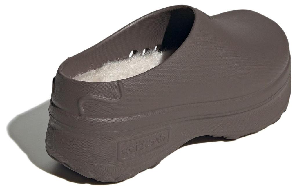 adidas originals Adilette Clog Plush Brown Women's IH3360