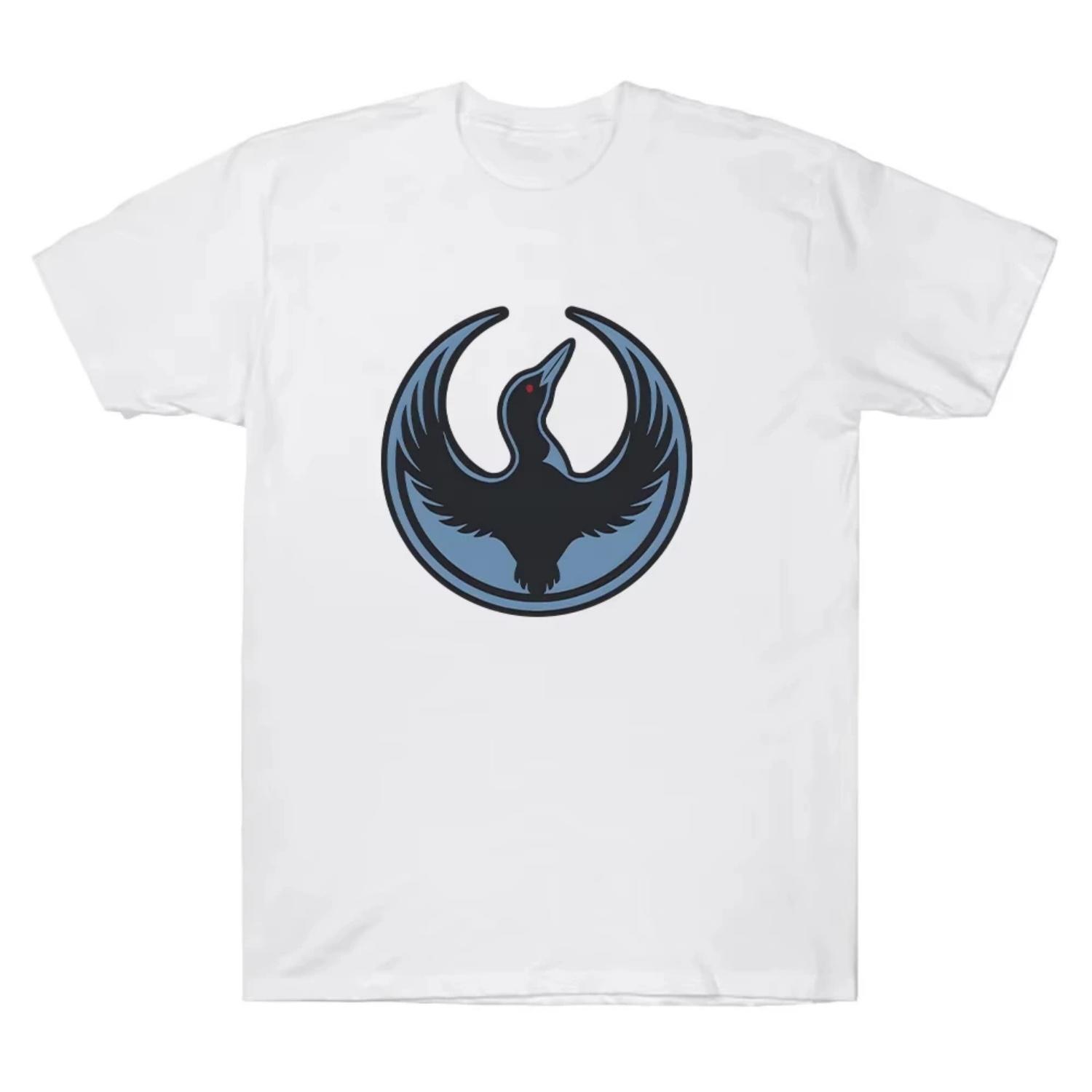 

Rebel Loon Logo T Shirts Minnesota Rebel Alliance T-Shirt Crew Neck Combed Cotton Men Tees Unisex Round Neck Short Sleeve Tops S чёрный
