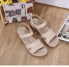 Z637-4 Retro Wedge Heel Sandals: 2025 European & American Lightweight Casual Plus Size Women's Sandals