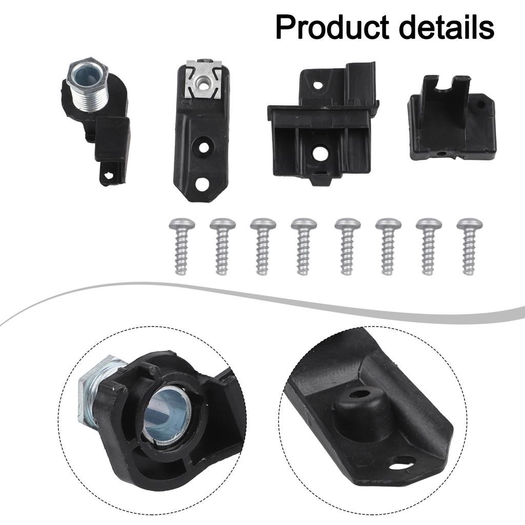 Bumper Lamp Repair Accessory Cover Headlight Headlight Mounting Bracket HeadLamp Repair Kit Compatibility With 2017-2020 Model