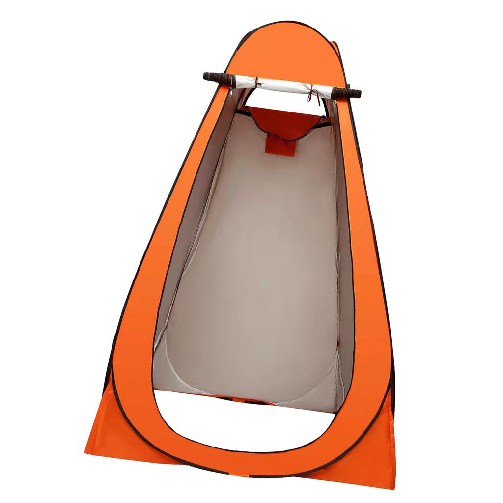 Automatic Pop Up Tent Portable Privacy Shower Tent Spacious Dressing Changing Room for Camping Hiking Beach Orange