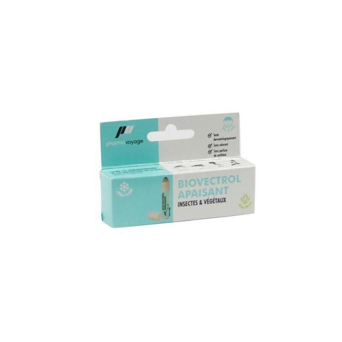 Pharmavoyage Biovectrol Roll-On Apaisant Piqûres Insectes et Végétaux 10ml
