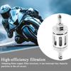 Motorcycle Oil Filter 8mm Engine Protection Oil Filter Metal Motorcycle Parts for Scooter ATV Dirt Bike Snowmobile Modification