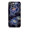 Phone Case For iPhone 17 Air Cases iPhone 16 15 12 13 14 Pro Max SE 7 8 Plus iPhone11 Clear Cover Ink Wash Painting Flower
