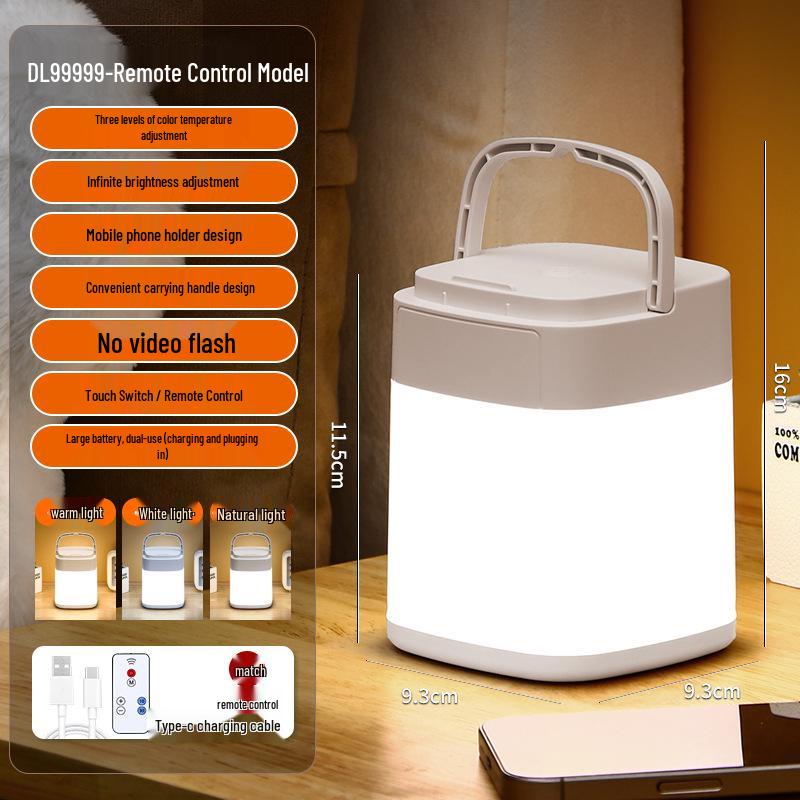 Remote Charging Touch Night Light for Postpartum Baby Feeding, Eye Protection, Bedside Lamp, Sleep/Wake-Up Light