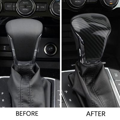 For Volkswagen VW Tiguan 2017 2018 2019 2020 2025 AT Gear Shift Knob Sticker Gear Decoration Cover Trim Interior Accessories