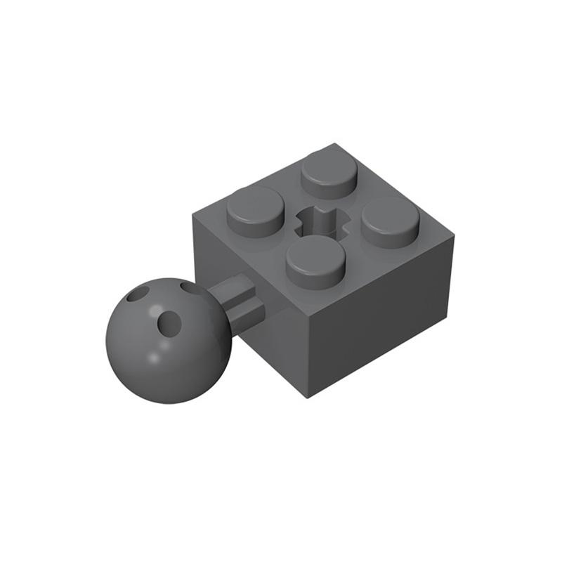 MOC 10 PEZZI 57909 Modificato 2x2 Con Snodo Sferico Kit di Mattoncini Kit Kit Mattoncini con Foro per Assale Giocattolo Puzzle Educativo a Particelle Regali per Bambini