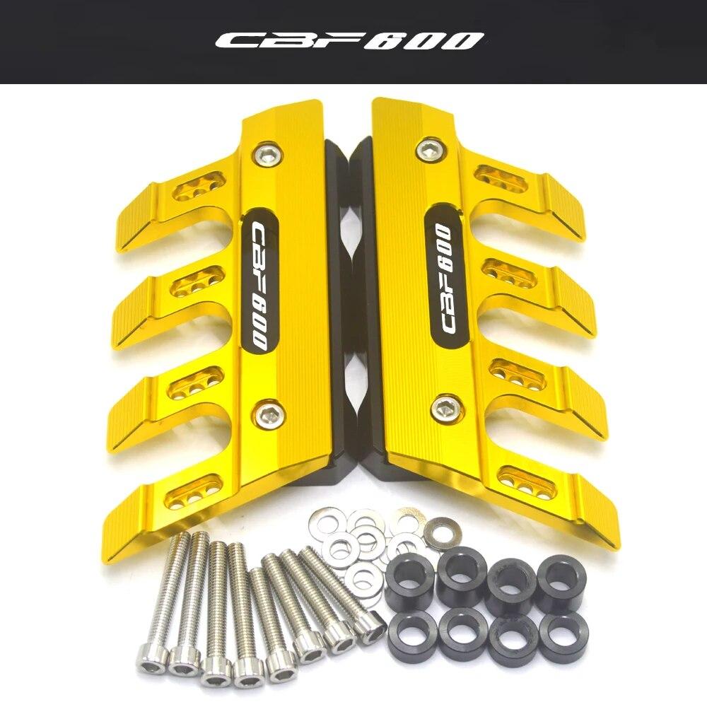 For CBF600 CBF 600 Universal Motorcycle Mudguard Side Protection Mount Shock Absorber Front Fender Cover Anti-fall Slider