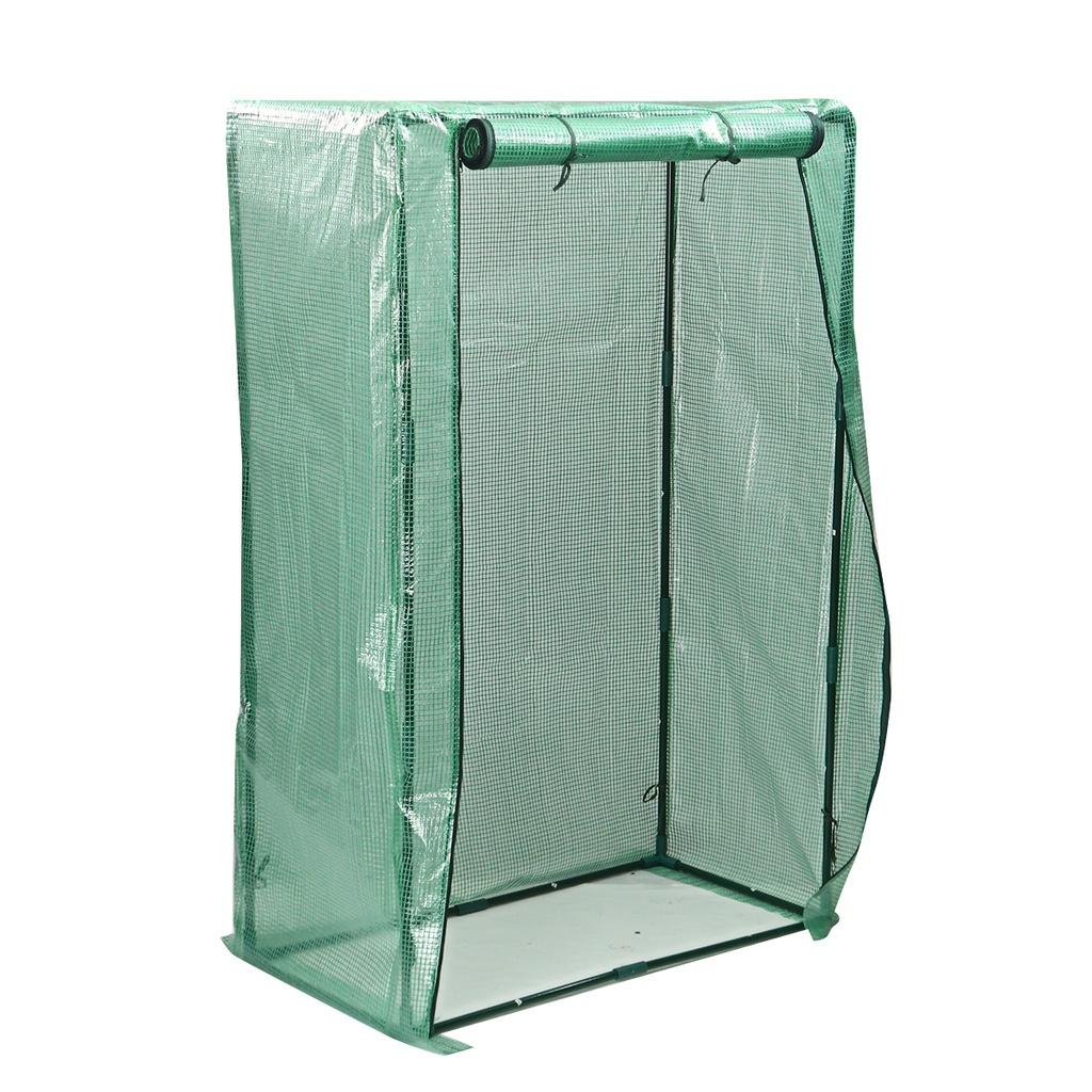 Greenhouse Portable Plastic Bird Pest Control Garden Plant Insulation Greenhouse Cover Include Iron Shelf Outdoor 59x39.4x19.7""