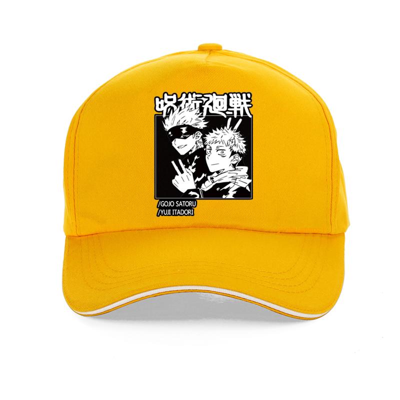 Anime Gojo Satoru Hat Fashion Men Jujutsu Kaisen Baseball Cap Summer Unisex Casual Jujutsu Kaisen Adjustable Snapback Hats