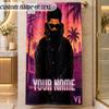 Beach TowelThe Weeknd Custom Name Text Personalized Soft Towel for Beach Pool Indoor Home Decor Gift