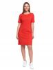Women's Cotton Dress Short Sleeve Above Knee Comfortable MORAJ XL RED