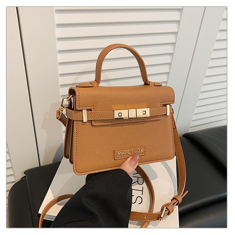 High End Handbag Summer New Retro Fashion Small Square Bag Casual Simple Shoulder Crossbody Bag