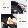 Tire Shine & Conditioner: Dustproof, Anti-Ash, Black Bright Glaze for 3D Tire Refresh