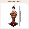 11,81'' Boneca Kimono Japonesa Figura Geisha Asiática Tradicional Oriental, Senhora