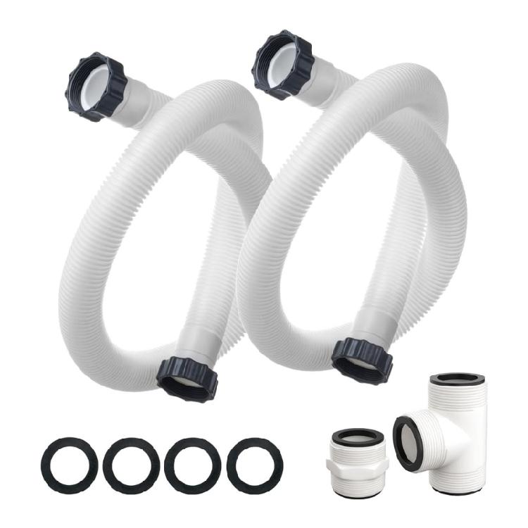 Pool Hose Adapter Kits for Home and Commercial Use Above Ground Pool Filter Pump Replacement Hose for Water Circulation 1