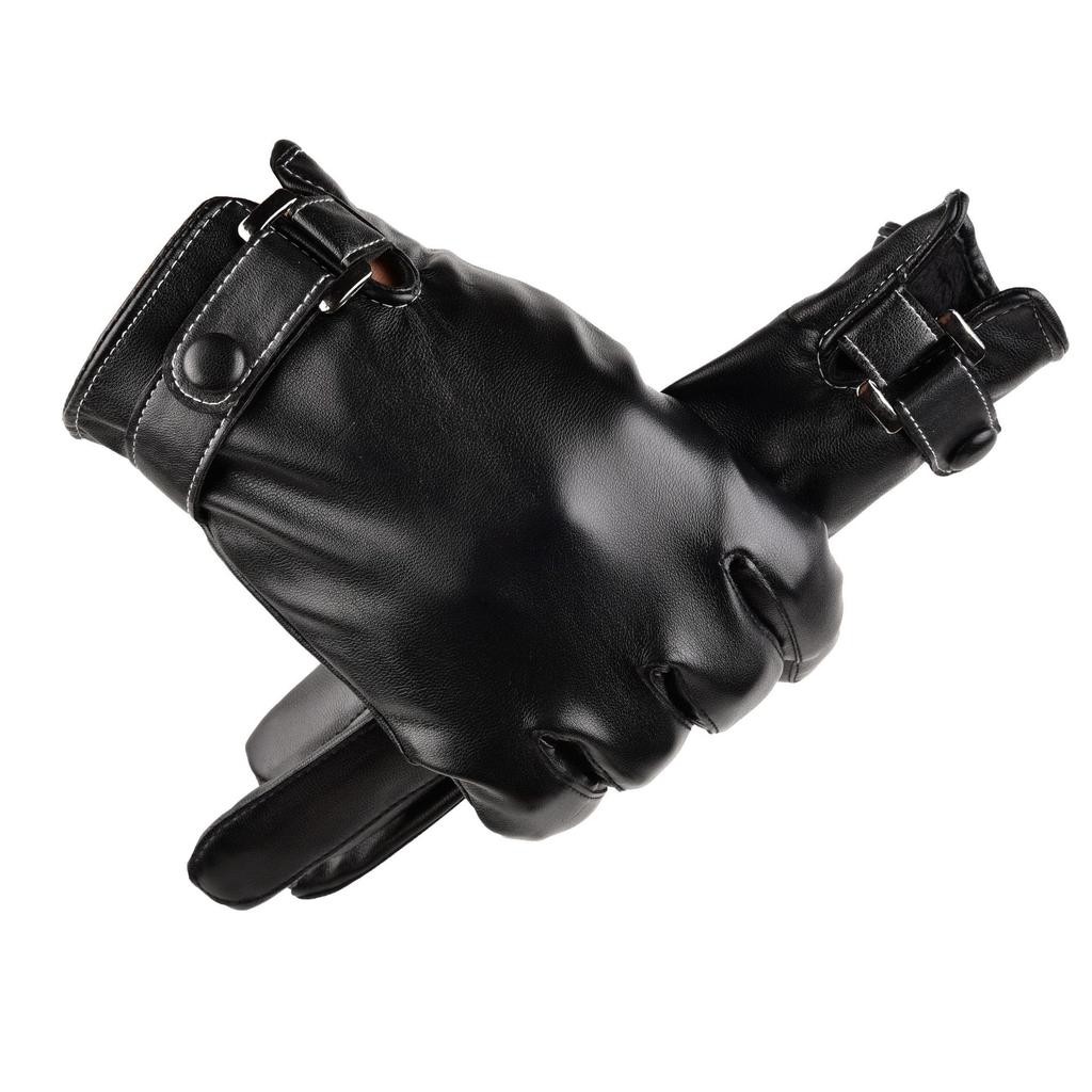 Warm Gloves for Men Autumn and Winter Outdoor Sports Cycling Cycling with Fleece Cold Proof Motorcycle Touch Screen Gloves