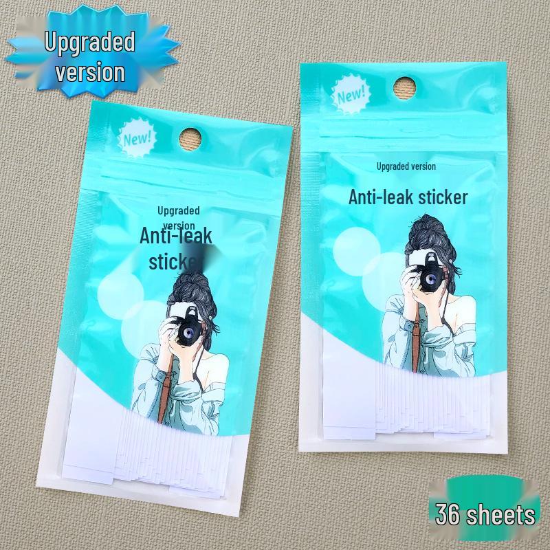 Double-Sided Transparent Collar Tape Roll - Invisible, Anti-Exposure Stickers